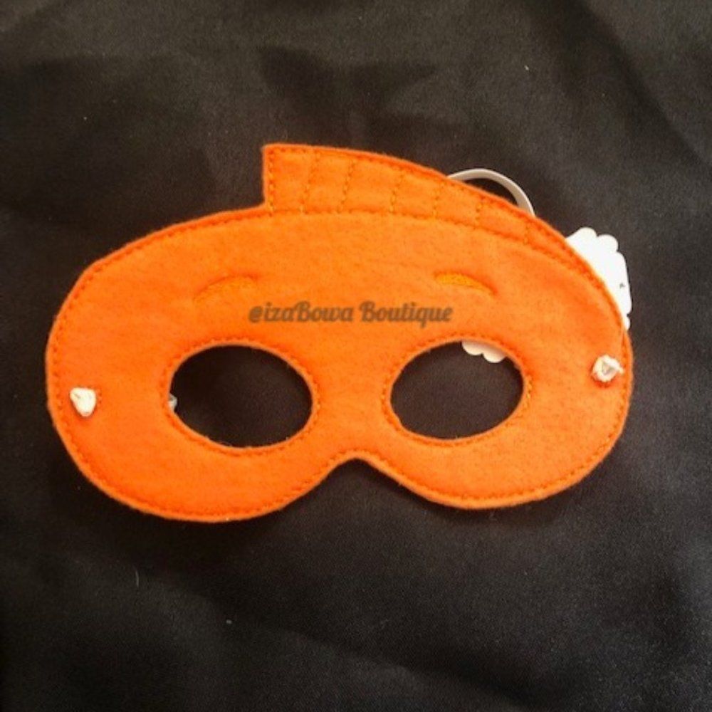 Mr. Grouper from Bubble Guppies Character Inspired Felt Mask  MRGROMASK Handmade